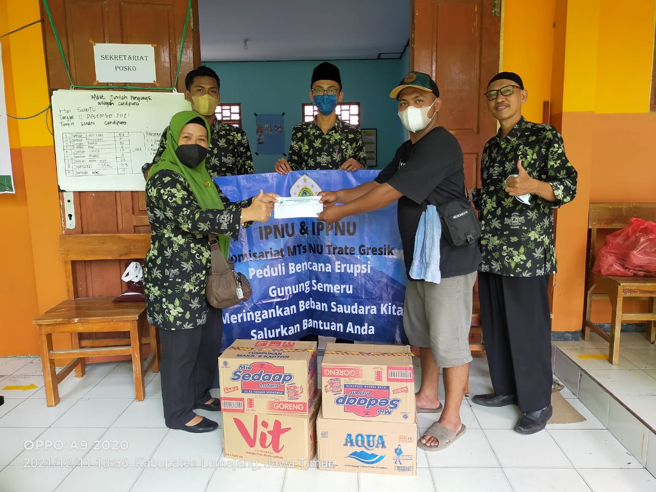 Penyerahan Donasi Bencana Erupsi Gunung Semeru